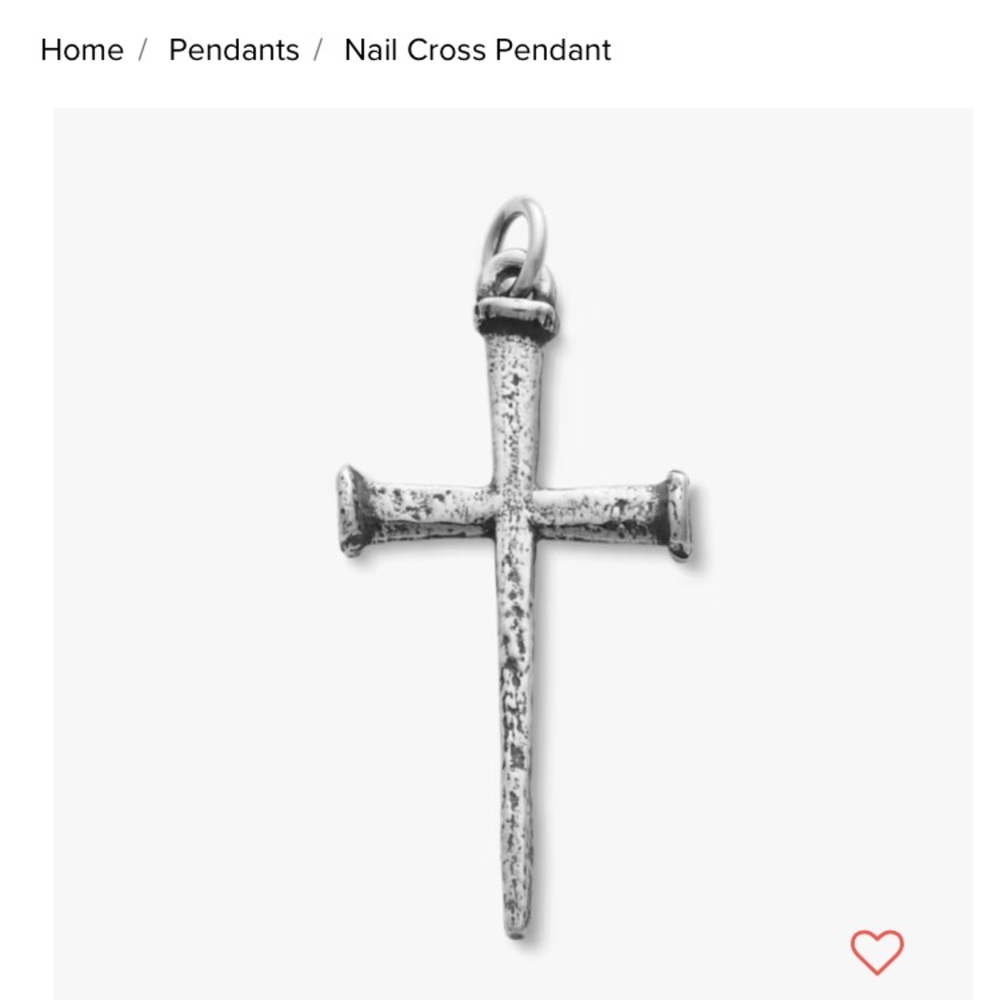 James Avery Nail Cross Pendant, ECU
